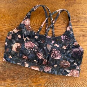 Floral lululemon sports spa